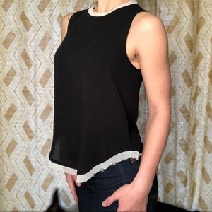 WHO WHAT WEAR Sleeveless Blouse